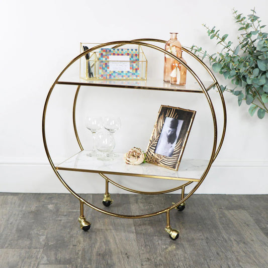 Gold Bar Cart