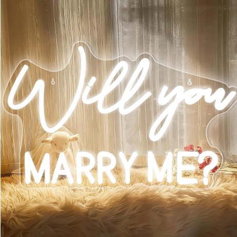 Will You Marry Me Neon Light